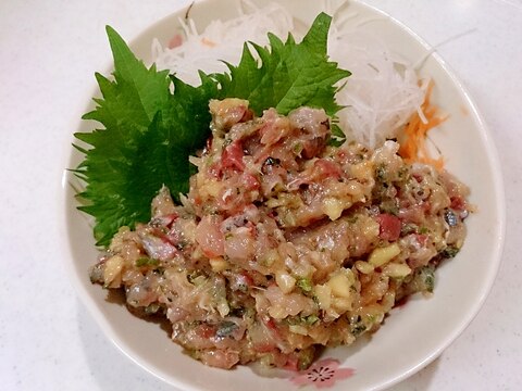 お刺身を使って簡単 鯵のなめろう レシピ 作り方 By Hideok8 楽天レシピ お刺身を使って簡単 鯵のなめろう レシピ 作り方 By Hideok8 楽天レシピ